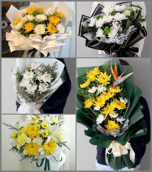 四川成都崇州市崇阳街道清平村白事花束代送